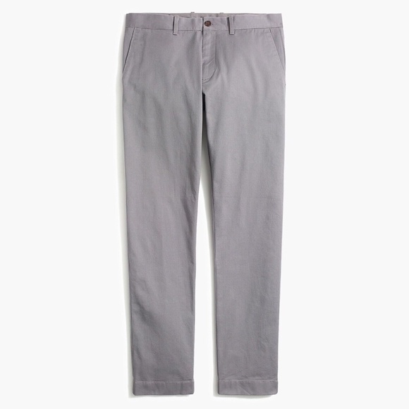 New JCREW Mens 29 / 30 Slim-Fit Flex Chino Pants in Slate Gray $79 H3167 - Picture 1 of 5